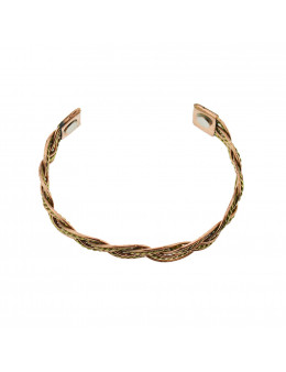 Bracelet 2 cuivres avec aimant à chaque extrémité