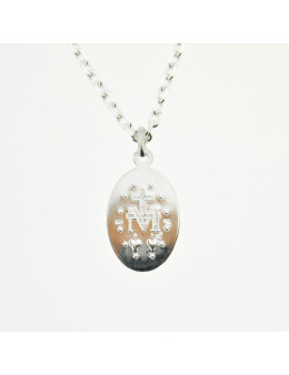 Médaille Vierge Miraculeuse en argent 925