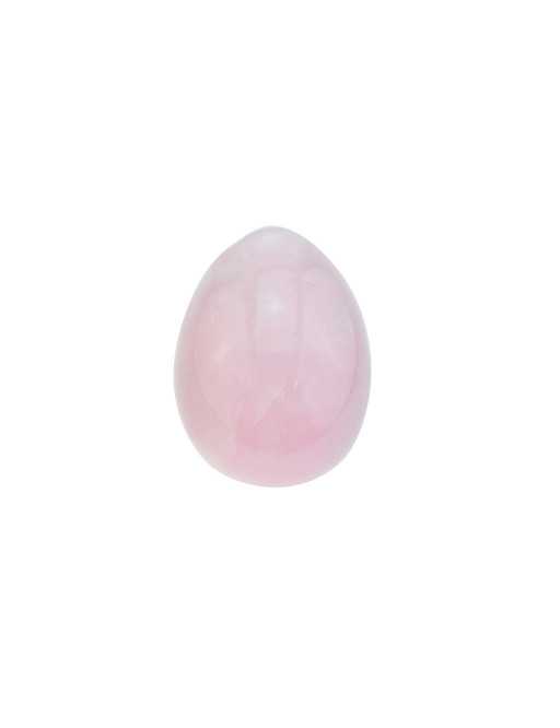 Oeuf Quart rose - Petit modèle - 7,6 x 5,8 cm