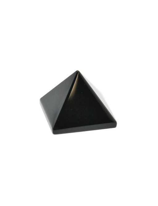 Pyramide Obsidienne noire - 2 cm
