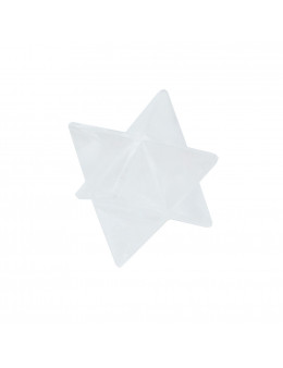 Etoile Merkaba Cristal de roche