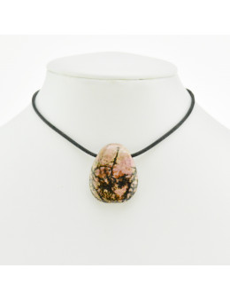 Pendentif Rhodonite