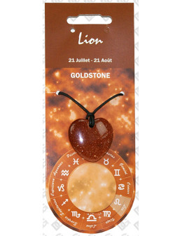 Pendentif coeur Zodiac Pierre de Soleil
