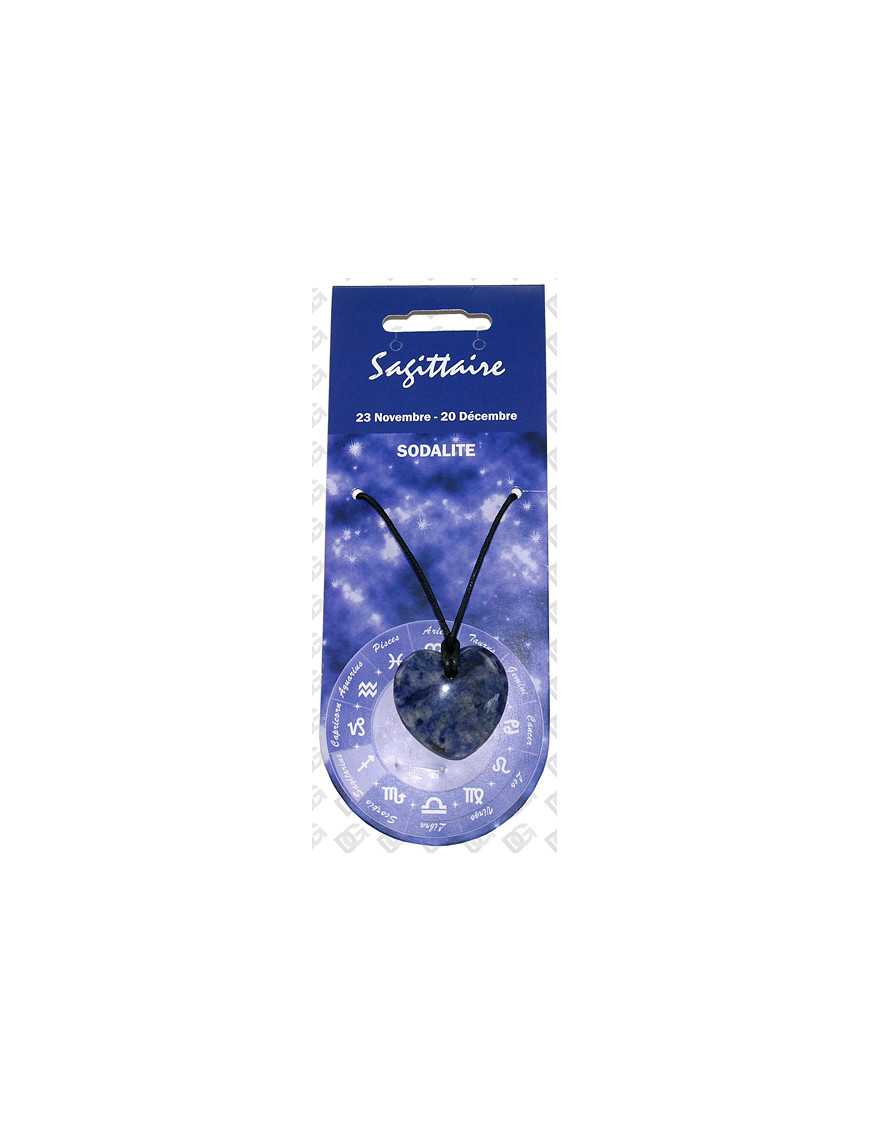 Pendentif coeur Zodiac Sodalite 