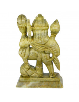 Statuettes divinités indiennes en marbre 16 cm