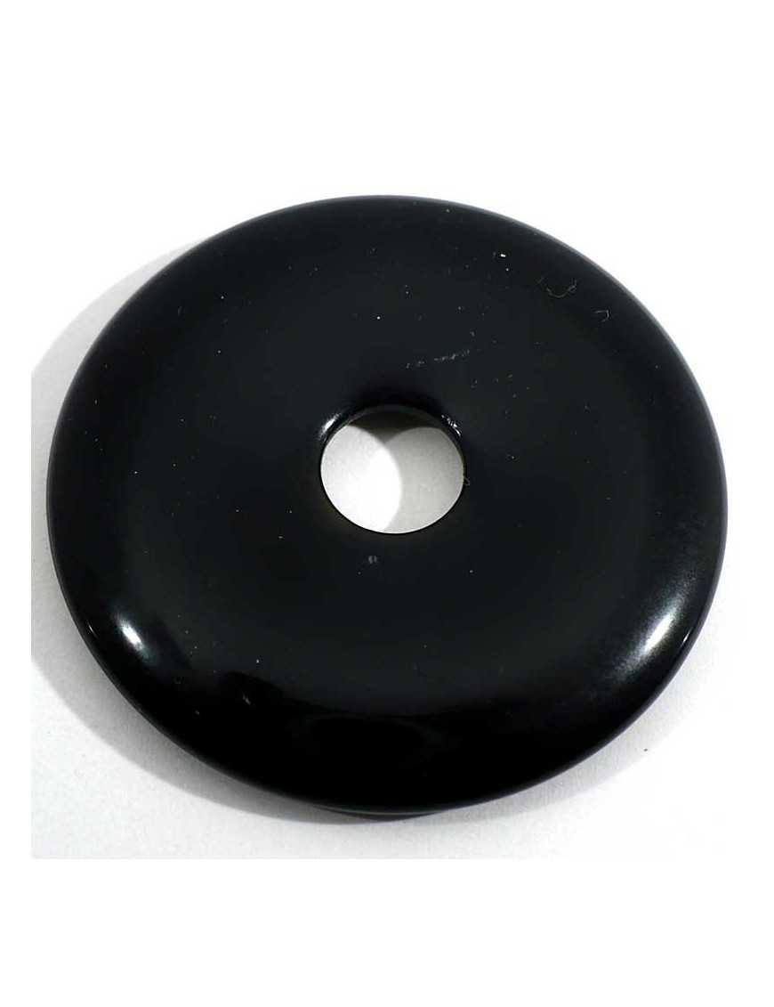Pendentif Donut Onyx 35mm