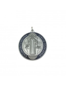 Médaille de Saint Benoit émaillée diamètre 4,5cm