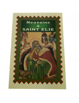 Livret Prière - Neuvaine - Saint Elie