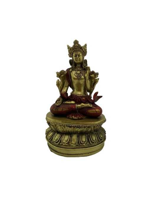 Bouddha thai - Main sur le genou