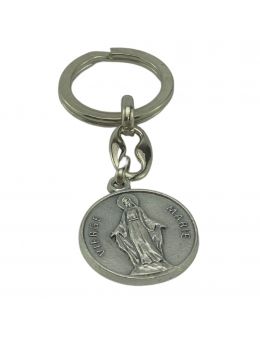 Porte clé Acier - Vierge Marie 