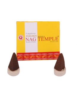 Encens cone Vijayshree Golden - Nag Temple 10 pcs