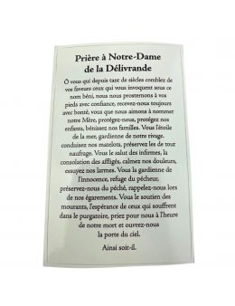 Bougie de neuvaine 9 jours 100% végétal avec autocollant de N.D. de la délivrance 