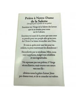 Bougie de neuvaine 9 jours 100% végétal avec autocollant de N.D. de Salette