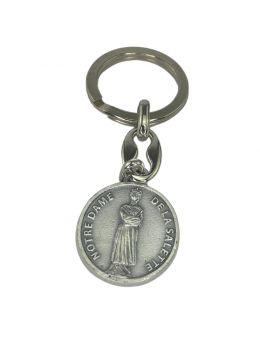 Porte-clé Notre Dame de Salette - Acier
