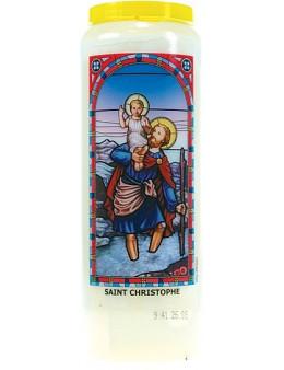 Neuvaine vitrail : Saint Christophe