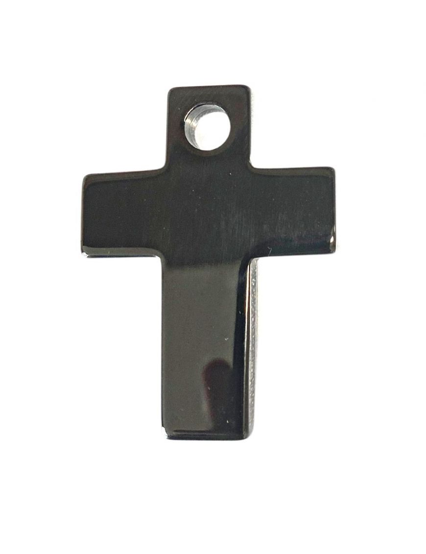 Croix Chrétienne - Onyx - 6 cm