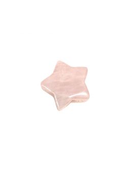 Pendentif étoile - Quartz rose - 2 cm