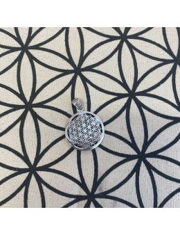 Pendentif - Fleur de vie - Argent - 30mm