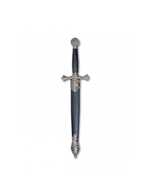 Dague Templière avec Fourreau - 37 cm