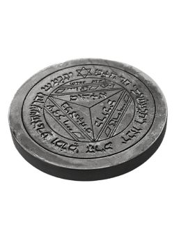 Plaque talismanique - Hématite - Pentacle de Saturne