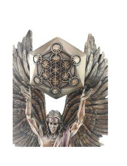 Statue en résine effet bronze METATRON, H. 35 cm