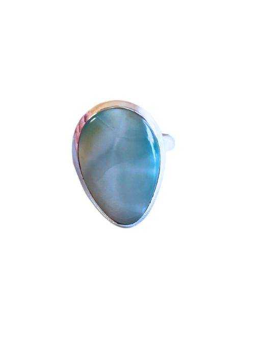 Bague argenté - Larimar - 6.8 g