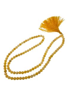 Malas - 108 perles - Calcite Orange