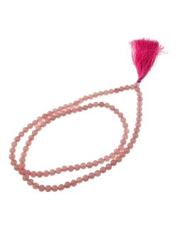 Malas - 108 perles - Quartz Rose