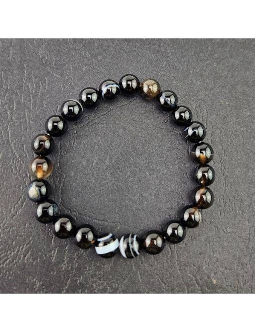 Bracelets perles - 8mm - Onyx noir