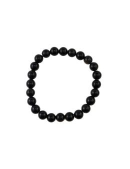 Bracelet perles - Obsedienne Noire - 8mm