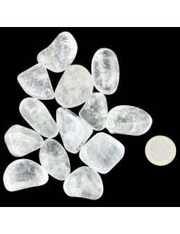 Pierre roulée - Quartz Blanc - 15-30g