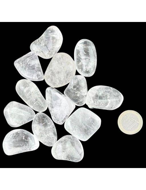 Pierre roulée - Quartz Blanc - 15-30g