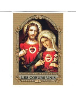 Autocollant Les Coeurs Unis - 9x12.5