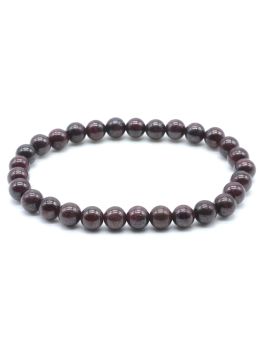 Bracelet Grenat perles 6mm