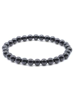 Bracelet Onyx Noir perles 6mm