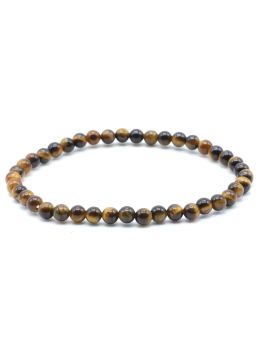 Bracelet Oeil de Tigre perles 4mm