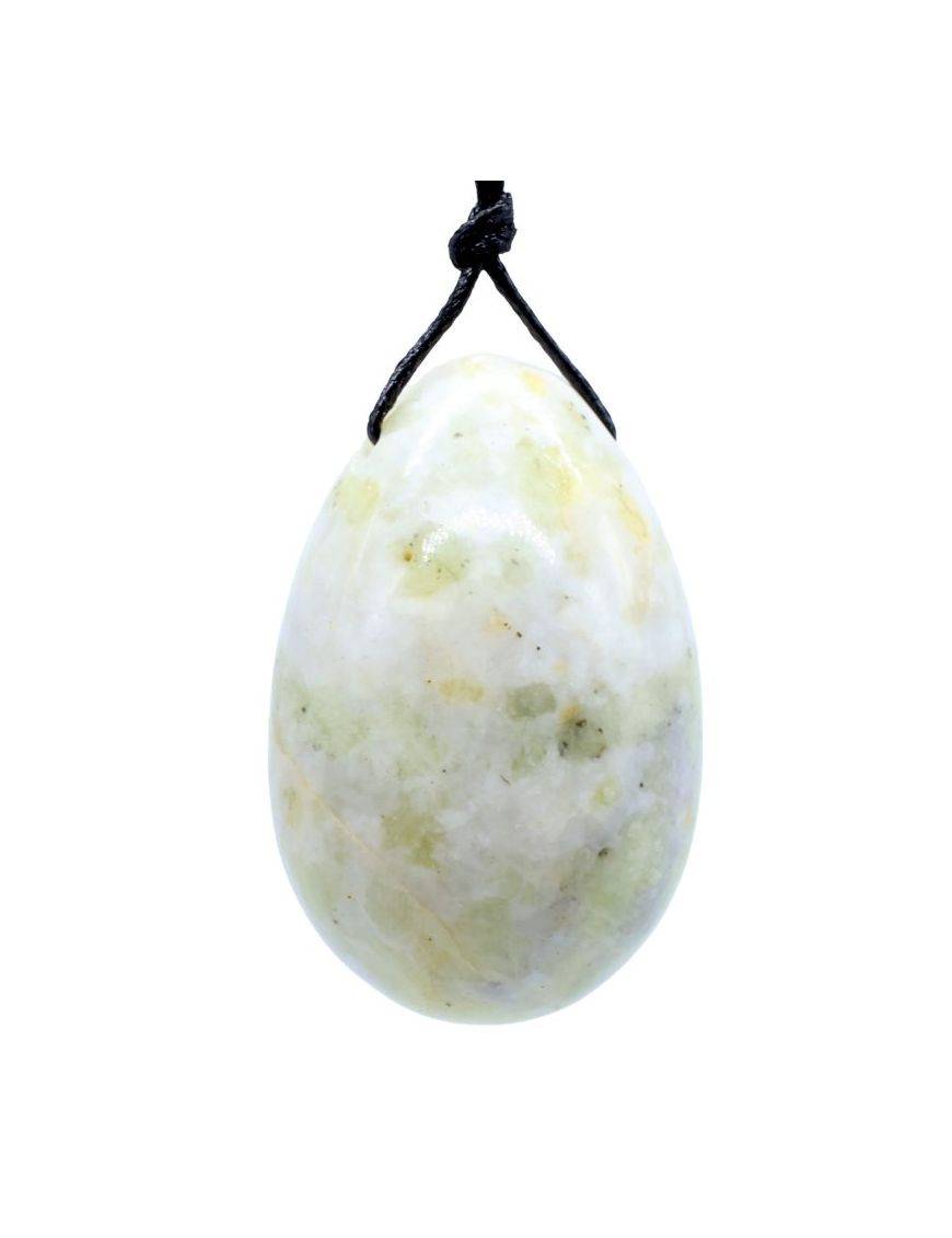 Oeuf de Yoni Jade Verte 4.5cm