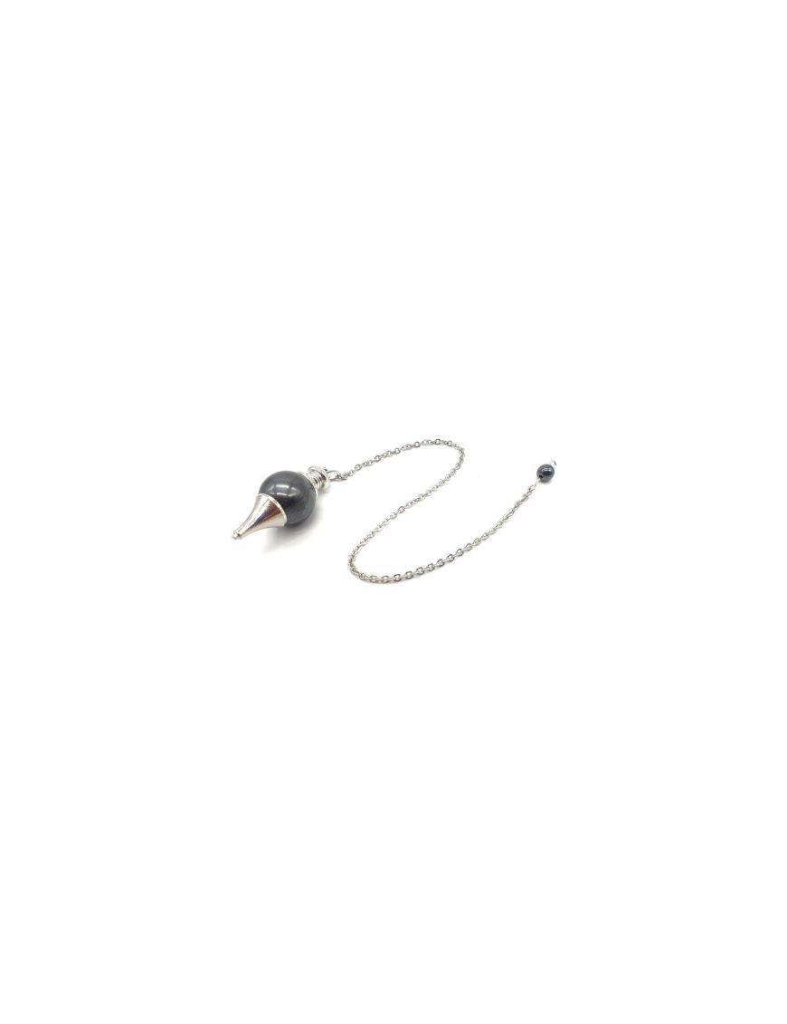 Pendule sphère Hematite 4cm