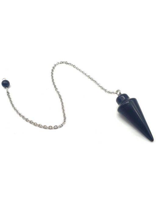 Pendule Goutte Obsidienne Noire 3cm Pendule Goutte Obsidienne Noire 3cm