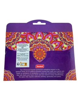 Encens Sandesh Lot de 6 - Ambre/Musc/Nag Champa/Sandal/Jasmin/Lavande