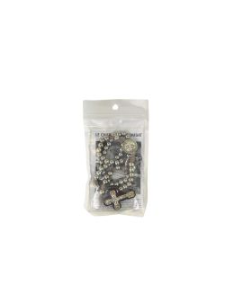 Chapelet de combat Saint Benoit + Livret - Corde - 2 Médailles -100 Gr