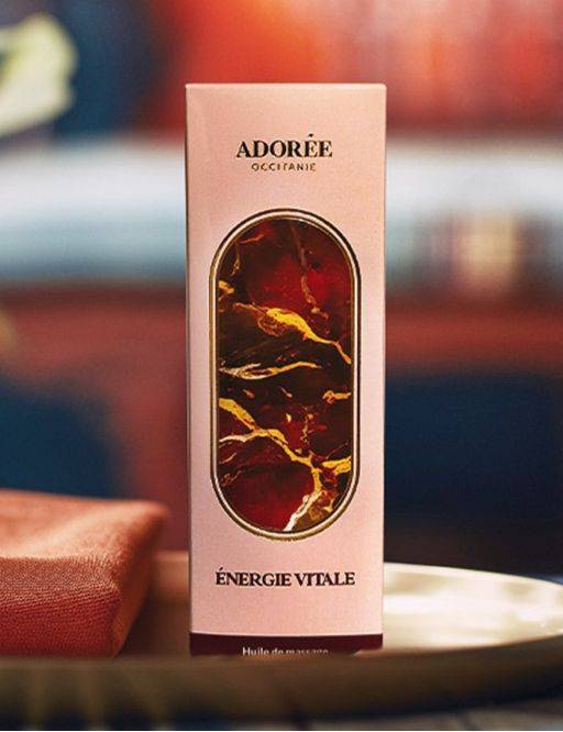 Energie Vitale - Huile de massage artisanale Adorée - 150 mL