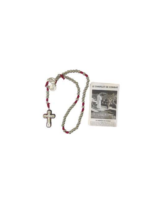 Chapelet de combat Saint Michel + Livret- Corde - 2 Médailles - 100gr Chapelet de combat Saint Michel + Livret- Corde - 2 Médailles - 100gr