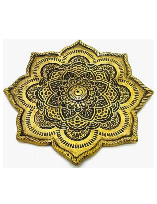 Brûle encens Lotus- Metal - 10 CM Brûle encens Lotus- Metal - 10 CM