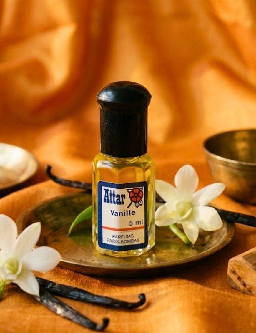 Essence concentrée d'Inde - Attar - Vanille - 5mL
