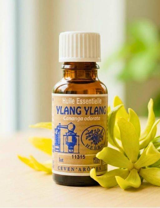 Huile essentielle d'Ylang Ylang 20 mL avec Compte-goutte