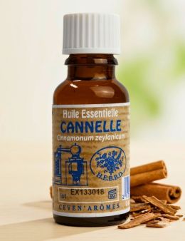 Huile essentielle de Cannelle 20 mL avec Compte-goutte