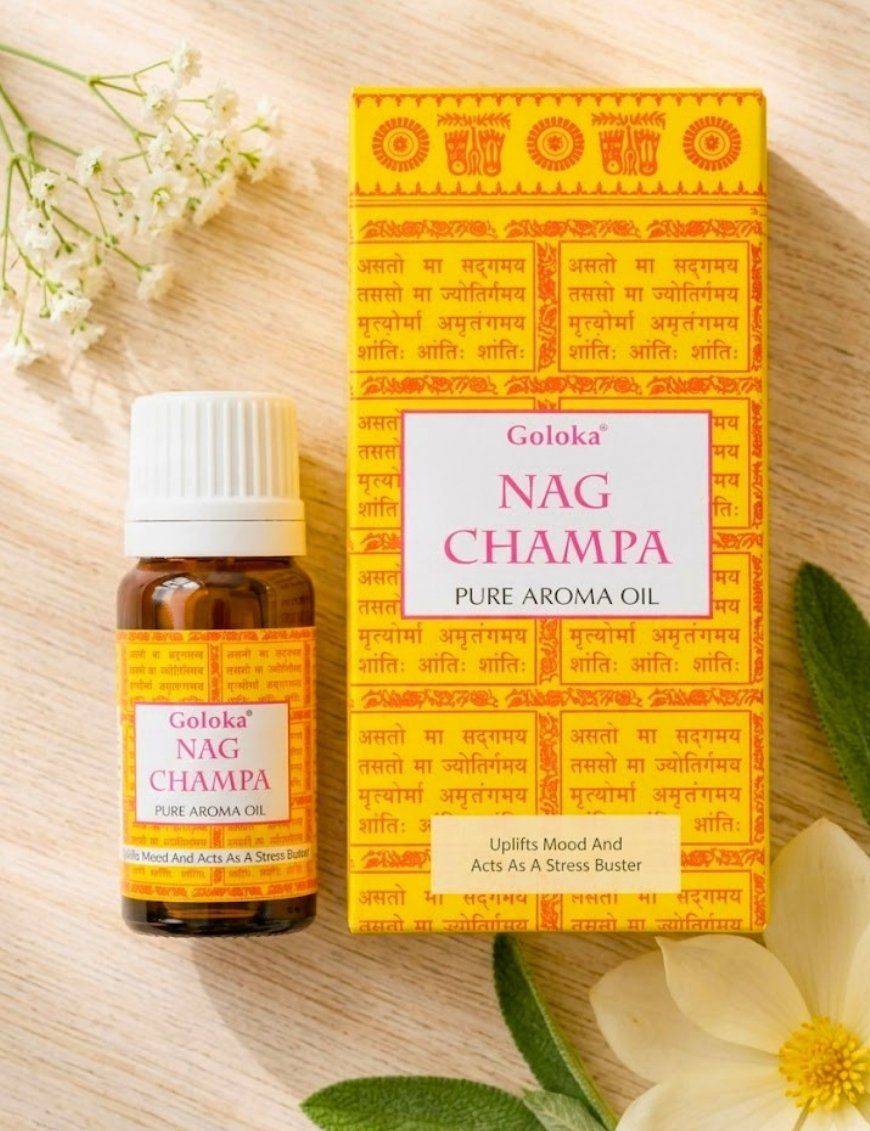 Huile parfumée Goloka 10 mL - Nag Champa