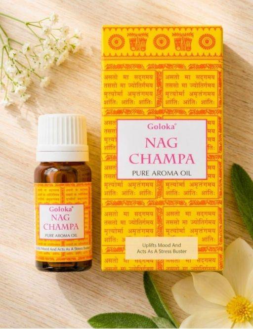 Huile parfumée Goloka 10 mL - Nag Champa