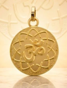 Pentacle Om - Médaille talismanique - 3cm